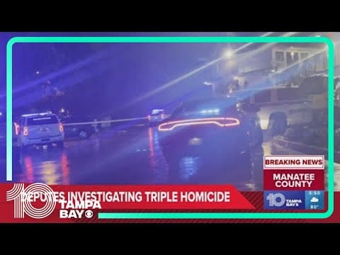 Manatee County Sheriff: 3 women dead, accused gunman killed in shootout with deputies