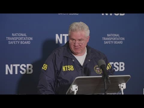 NTSB gives update on investigation into DC aircraft collision