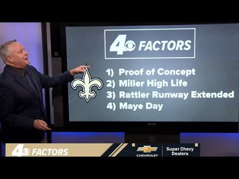 Four Factors: Saints find their 'proof of concept' — now comes the Drake Maye test