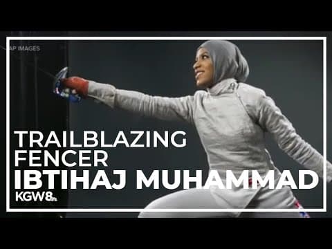 Fencer Ibtihaj Muhammad empowers women to compete at the highest level