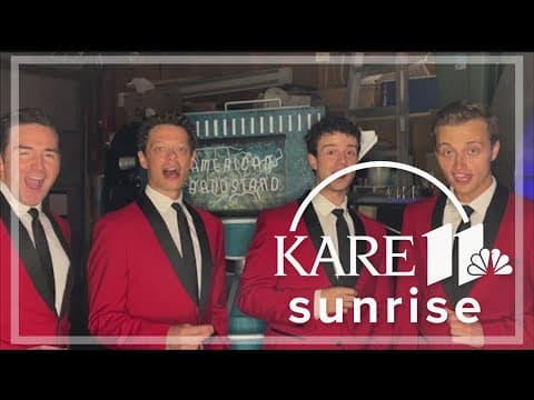 Chanhassen's Jersey Boys sing for KARE 11 Sunrise