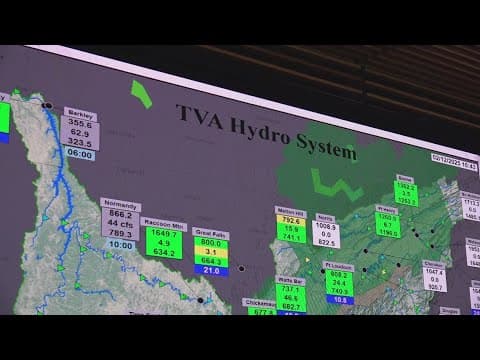 TVA prepares for rainfall across Tennessee