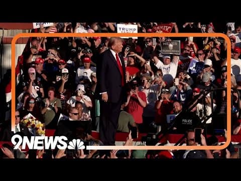 Donald Trump walks out at Butler rally, site of first assassination attempt