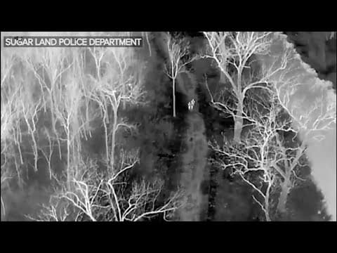 Sugar Land police find lost hikers by using drone