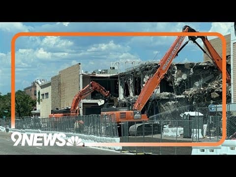 1950s era Sears being demolished in Cherry Creek