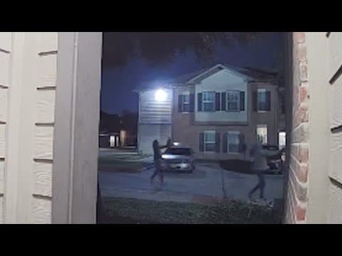 Shootout at Humble-area apartments caught on doorbell camera