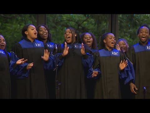 Howard Gospel Choir performs at White House