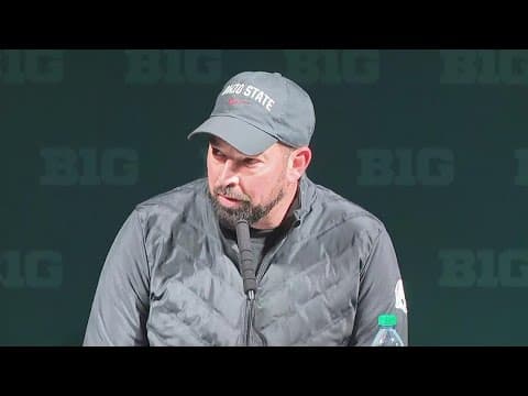 Ryan Day postgame interview | Ohio State-Michigan State