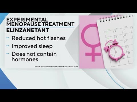 New menopause drug reduces hot flashes, improves sleep