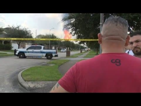 Resident near Deer Park pipeline fire rushed home to get family and pets out