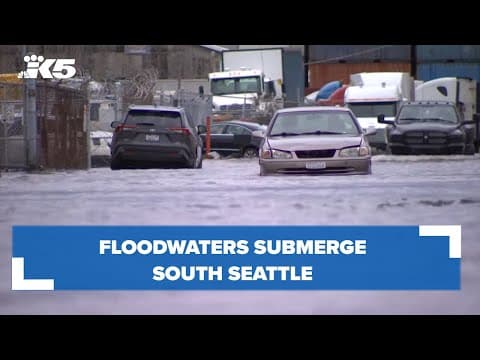 Floodwaters submerge South Seattle
