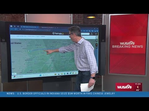 What we know about the flight path of the plane that collided with Black Hawk near DCA