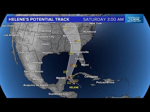 Is Helene heading toward Indiana?