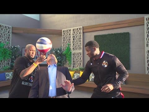 Harlem Globetrotters visit CBS 8