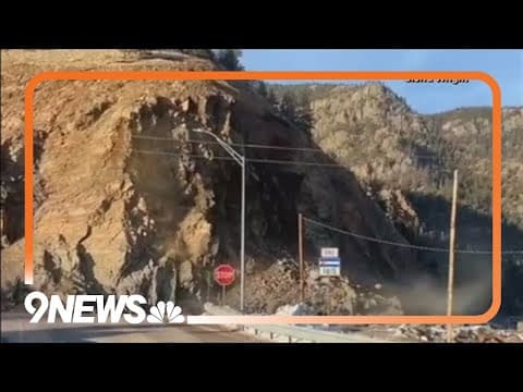 Portions of 2 southern Colorado highways closed due to rockslide