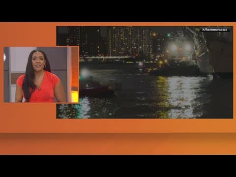 Two people killed after Mexican ship crashes into Brooklyn Bridge