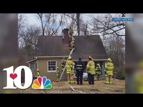 Firefighters put out chimney fire