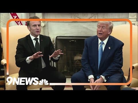 Trump, Macron discuss future of Ukraine