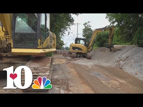 Crews working to fix reopened sinkhole in Jefferson City