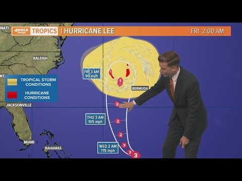Tuesday morning tropical update: Lee a major hurricane, impacts possible for parts of New England