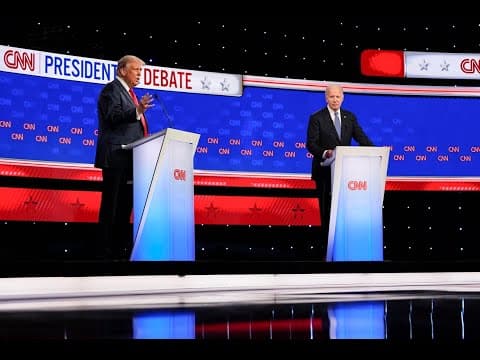 Biden and Trump arrive for presidential debate in Atlanta