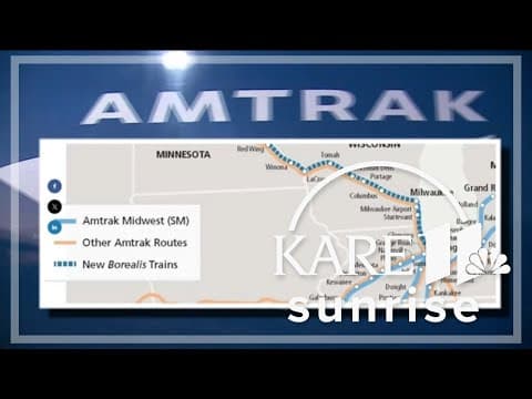 Amtrak's new Borealis train rolls from St. Paul to Chicago