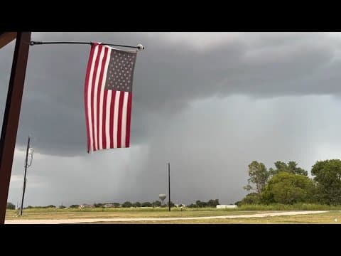 Severe storm in Grayson County caught in timelapse video