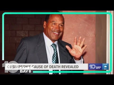OJ Simpson cause of death revealed