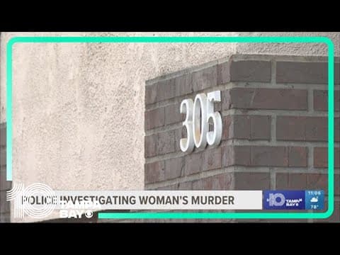 Tampa police investigate after elderly woman found dead