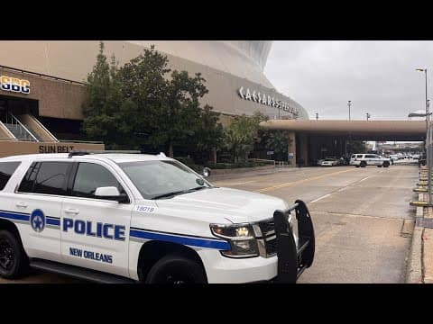 Shot fired near Superdome