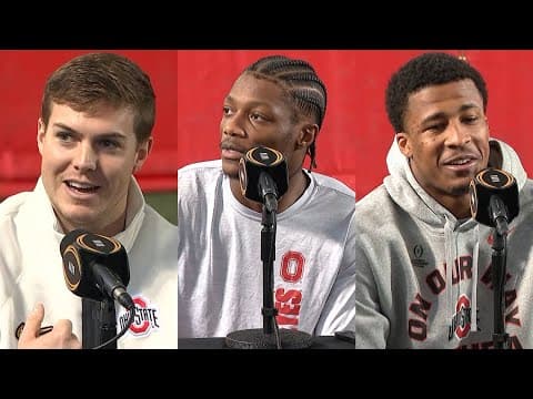 Ohio State player interviews: Buckeyes discuss preps for the title game