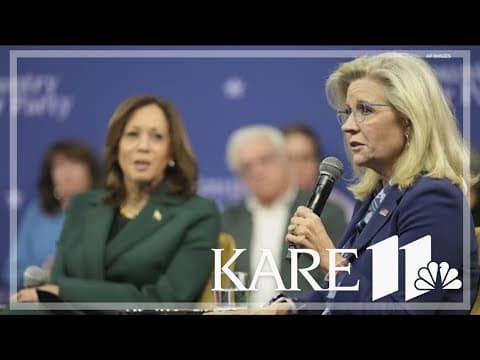 Liz Cheney stumping with Harris in battleground states
