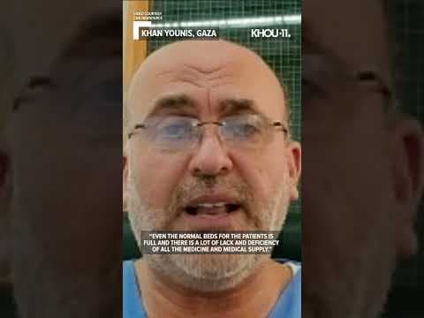 Listen to doctor in Gaza describe situation at his hospital #Shorts