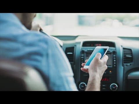 Distracted driving includes texting, wandering mind