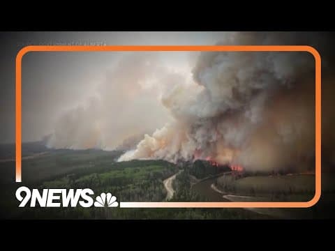 Canadian wildfires threaten towns, blow smoke into U.S.