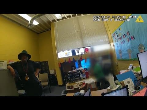 Bodycam video shows interaction between Columbus principal, police officer over security protocols