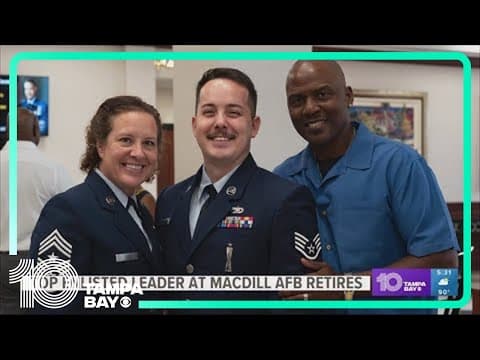 Top enlisted leader at MacDill AFB retires