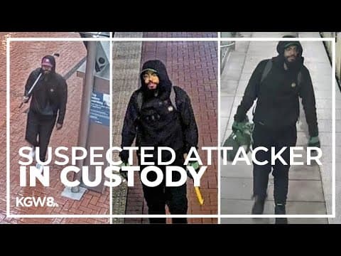 Suspect accused of 2 separate attacks, robberies in downtown Portland in custody, police say