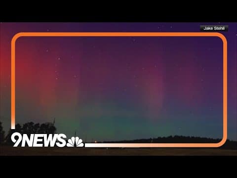Powerful storm making Northern Lights visible in some states