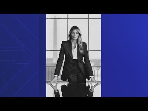 Melania Trump dons tuxedo in new First Lady White House portrait