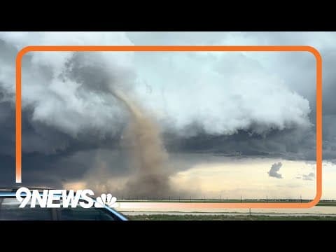 Large Tornado in Bennett, Colorado
