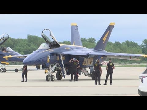 US Navy Blue Angels return to Columbus Air Show this weekend