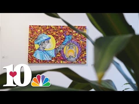 Dogwood Arts feature artists on the 'art walk' every first Friday of the month.