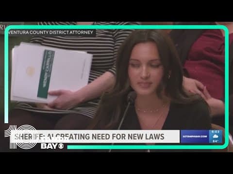 Sheriff: New laws needed to battle AI-generated images