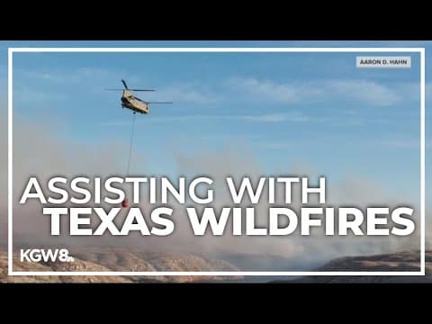 Oregon strike team assist with Texas wildfires