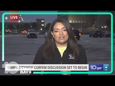 Tampa to hold discussion on proposed curfew for kids under 16