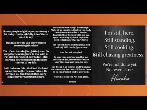 Food Network star Tobias Dorzon reacts to arrest made in shooting