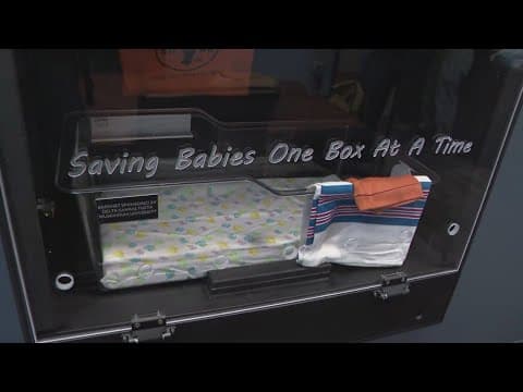 Harris County's first-ever Safe Haven Baby Box installed at Tomball fire station