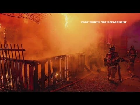 Firefighter injured, several families displaced in North Texas fire, officials say