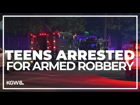 Teens arrested for armed robbery